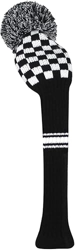 Scott Edward 1 unids Golf Head Cover Knit para conductor Madera Fairway Madera Híbrido con Rotación Número Etiquetas Número Etiquetas