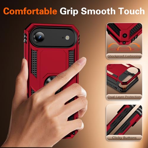 Korecase for iPhone 17 Air Case Blue Military Shockproof Kickstand - image 4
