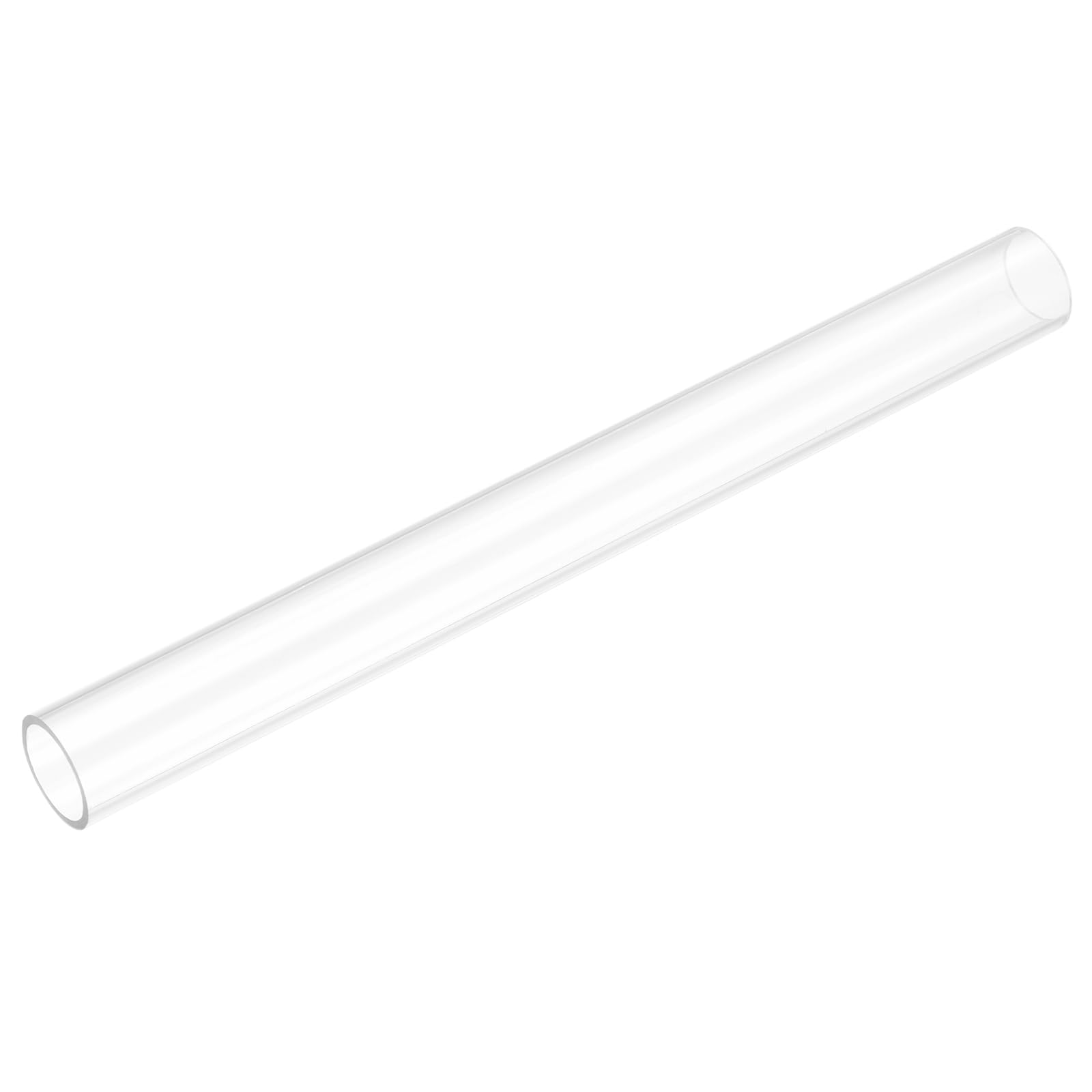uxcell Rigid Round Clear Tubing 20mm(13/16") ID x 24mm(15/16") OD x 0.8Ft(250mm) Length Plastic Tube