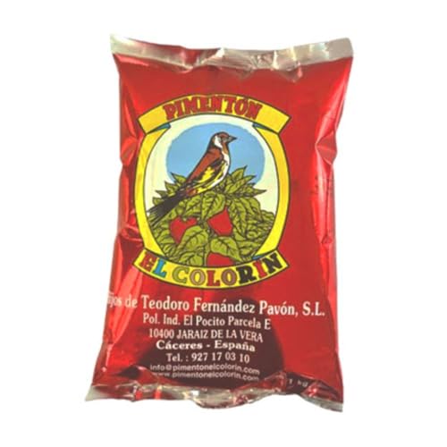 Bolsa de pimentón dulce de la vera 500 gr El Colorín