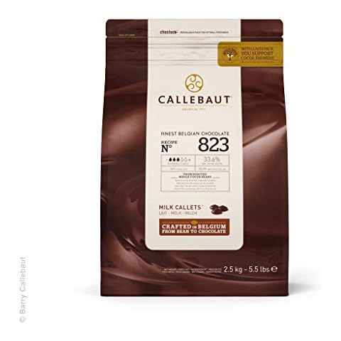 Callebaut Recipe No. 823 Finest Belgian Milk Chocolate With 33.6% Cacao, 20.8% Milk, 5.51 Pound Cover