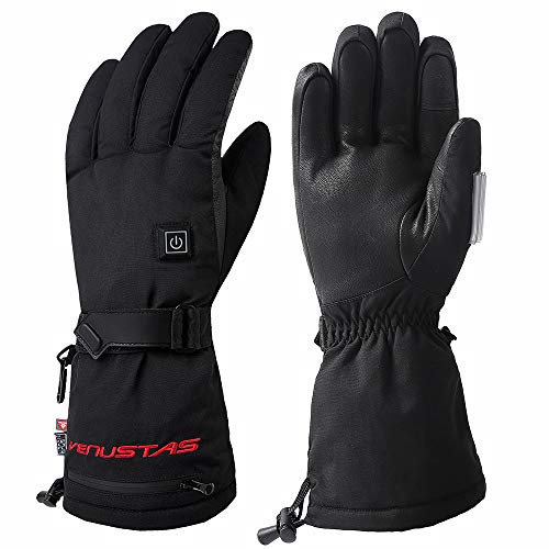 Venustas [2019 New] Heated Gloves for Men and Women, Rechargeable Heated Gloves
