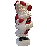 Plexon Christmas Santa Claus, Blow Mold Christmas Decorations, 43 Inch Santa Claus Decor Figurine, Santa Claus Outdoor Décor