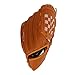 PVC Brown Baseball Pitcher Mitt, Sport Baseball Gloves for Training, Lightweight Durable Catching Glove with Comfort Fit for Children and Adults, Outdoor Throwing (12.5 Inch)