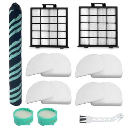 Image of 10 Pack AZ4002 Replacement filter for Shark Detect Pro /Shark Power Detect Upright Vacuum AZ4000 AZ4002 AZ4000C,1 Roller Brush,2 HEPA Filter 4 Foam & Felt Filters,2 Odor Neutralizer Cartridge