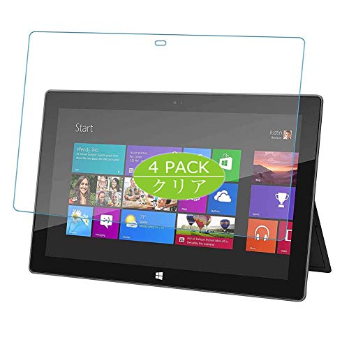 Vaxson Lot de 4 films protecteurs d'écran en TPU pour Microsoft Surface 2 / Surface RT 10.6', Ultra HD [PAS en verre trempé]