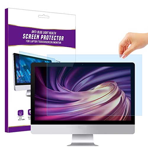 AiMok Rimovibile Filtro Anti Luce Blu Premium per 21.5' Monitor, Protezione per gli occhi I Blocco...