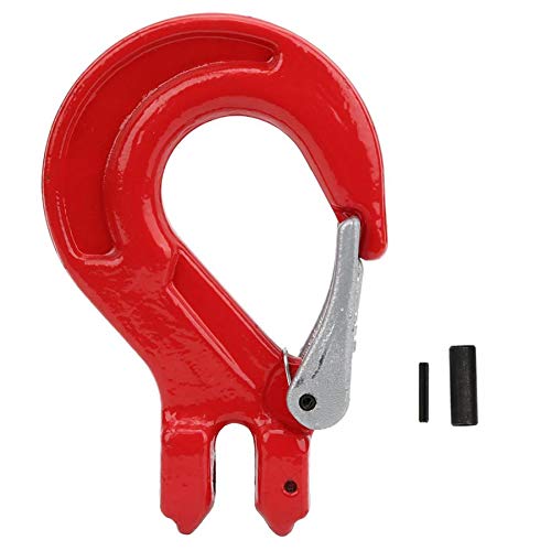 Aurorad 2 Ton Goat Horn Lifting Hook With Latch Alloy Steel Crane Hoist Hook For Ship Construction Rigging Hook Hoist Hook