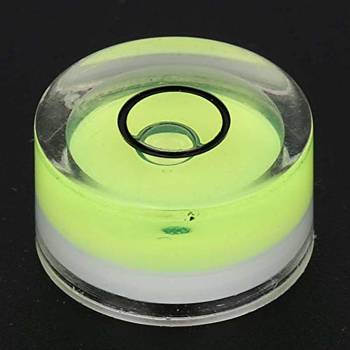 5Pcs 15mm Level Bubble，Spirit Level Bubble Mini Round Measuring Tool for Horizontal Calibration of Balance,Electronic Scale,Camera Platform