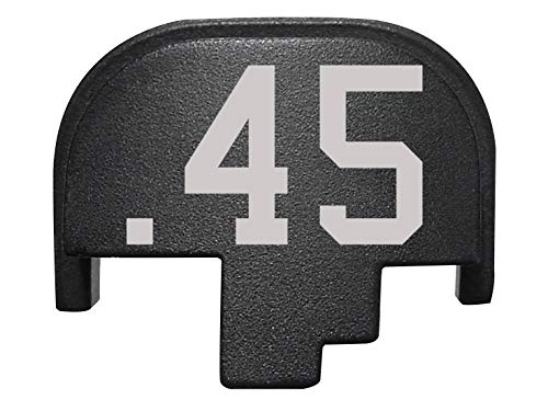 NDZ Performance Rear Back Plate for Smith & Wesson S&W M&P 2.0 Full-Size Compact Black - .45 Caliber Logo