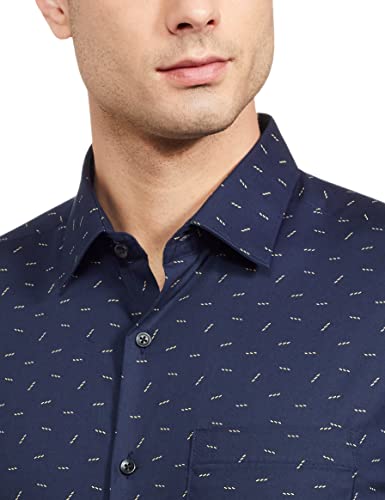 Image of Diverse Men's Cotton Printed Full Sleeve Regular Formal Shirt