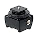 JJC Standard Hot Shoe Adapter with Extra PC sync Connection Port & 3.5mm Mini Phone Connection Port for Connecting Cameras to Additional Off-Camera Flash,Studio Light,Strobes or Other Accessories