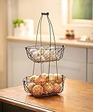 etagere antik gold Nützlicher Küchenhelfer aus braun lackiertem Metall