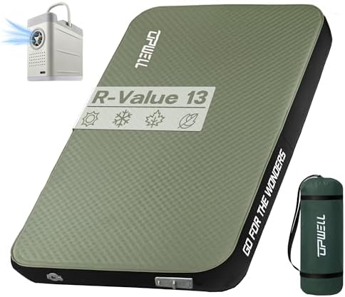 UPWELL Self Inflating Sleeping Pad 4.5" Thickness Camping Mattres...
