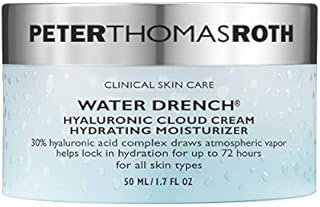 Peter Thomas Roth | Water Drench Hyaluronic Cloud Cream | Hydrating Moisturizer for Face, Up to 72 Hours of Hydration for More Youthful-Looking Skin, Fragnance Free, 1.69 Fl Oz