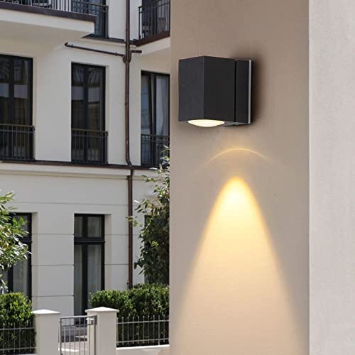 Éclairage mural externe IP54 étanche blanc chaud orientable