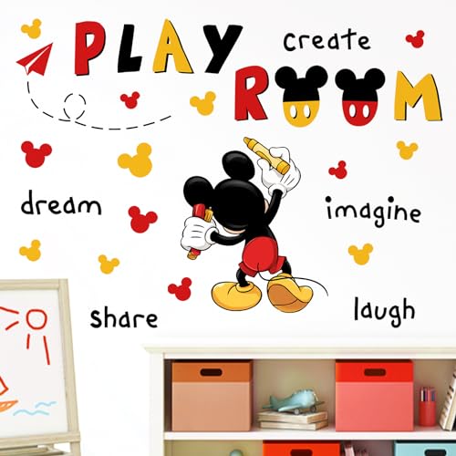 Mfault MFA-422-FBA Playroom Cartoon Mouse Wall Decals Stickers thumb #3