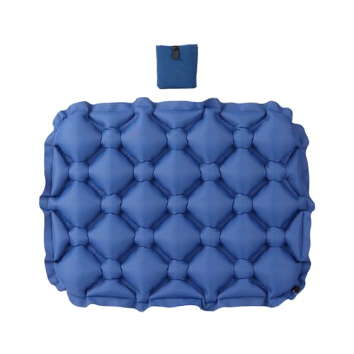 Genérico Cojín Inflable para Asiento - Cojín para Asiento De Avión Y Acolchado Camping - Impermeable Portátil con Bolsa Interior Exterior Coche Oficina Camping Viaje