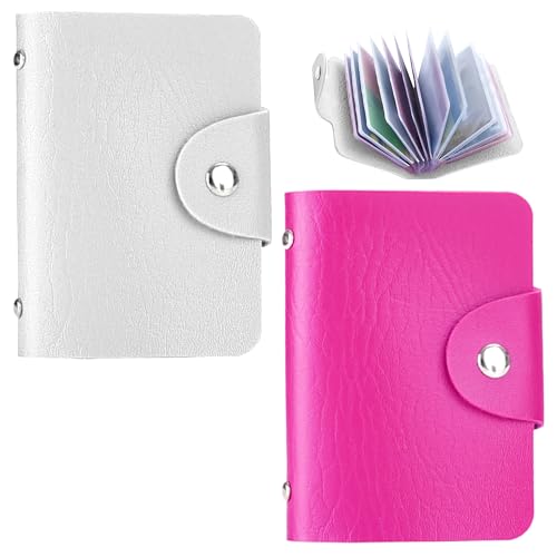 Image of Kraptick Leather Credit Card Holder with Double-Sided Slots for Cards, Business Card Holder, ATM Card Holder for Women and Men- 24 Double Sided Card Slots (MFP1197)