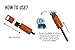 Pyro Putty MEGA Ferro Rod - Comes with 2, 0.5 oz Cans of Putty Putty (Summer and Winter) & a Multitool Striker (Mega Ferro Rod Orange Kit)