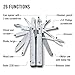 Victorinox Swiss Tool Swiss Army Knife, 24 Function Swiss Made Multi-Tool with Needle-Nose Pliers, Wire Cutters and Large Blade - Silver