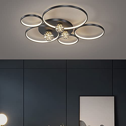 Ceiling Chandelier, VfA _ Ή LED _CjO[ V[OCg rO[v IȊی^fUC tbV}Eg xbh[ Lb` AChe[u RƖ ItBX 