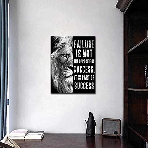 Shang Pin Inspirational Wall Art For Office Wall Decor Modern Theme Motivational Canvas Prints Wall Art Poster Home Bedroom Living Room Wall Decor Artwork… (Fail Ure, 15 X 12 Inch) #TOP2