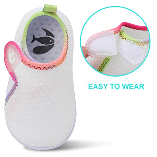 Image of FEETCITY Baby Boys Girls Water Sport Shoes Barefoot Kids Aqua Socks Quick-Dry Beach Swim Pool Shoes