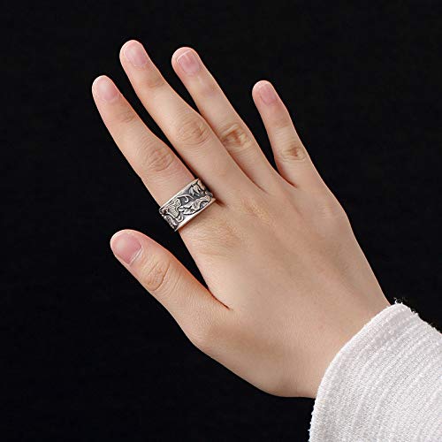 Handmade bielry unique for mâle dames avec bague ajustable Heart Sutra - 7