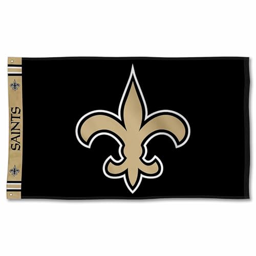 New Orleans Saints Printed Header 3x5 Foot Banner Flag