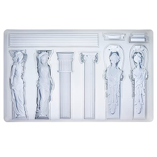 Art Mould for Polyclay Air Dry Clay Plaster Decorative Column and Sculpture Statue, Column and Statue - Image 3