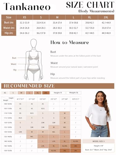 Tankaneo Women Half Sleeve Cropped T-Shirts Drop Shoulder Round Neck Crop Tops Casual Summer Solid Color Basic Tees4