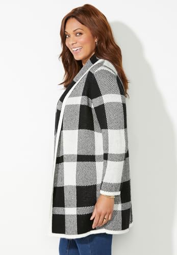 Catherines Women's Plus Size Country Village Sweater Cardigan3