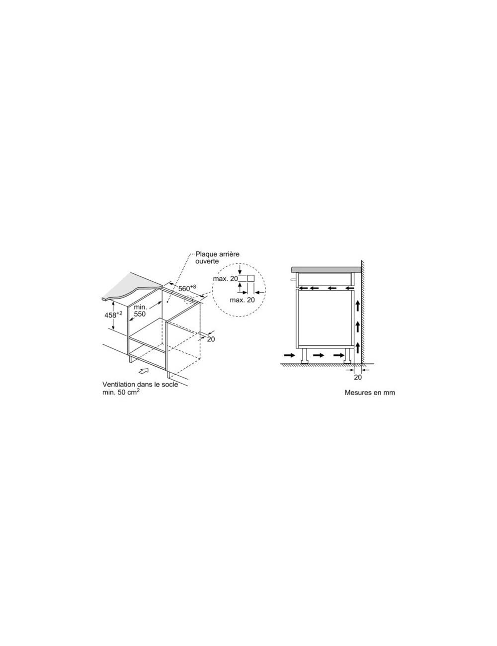 Bosch CMA585GS0 Serie 6 Einbau-Mikrowelle mit Heißluftfunktion, 45 x 60 cm, 900 W, AutoPilot 15 15 Automatikprogramme, LCD-Touchdisplay, LED-Beleuchtung gleichmäßige Ausleuchtung, Versenkknebel