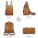 JOSEKO Backpack Purse for Women, PU Leather Anti-Theft Shoulder Bags Fashion Casual Travel Bags (9.4
