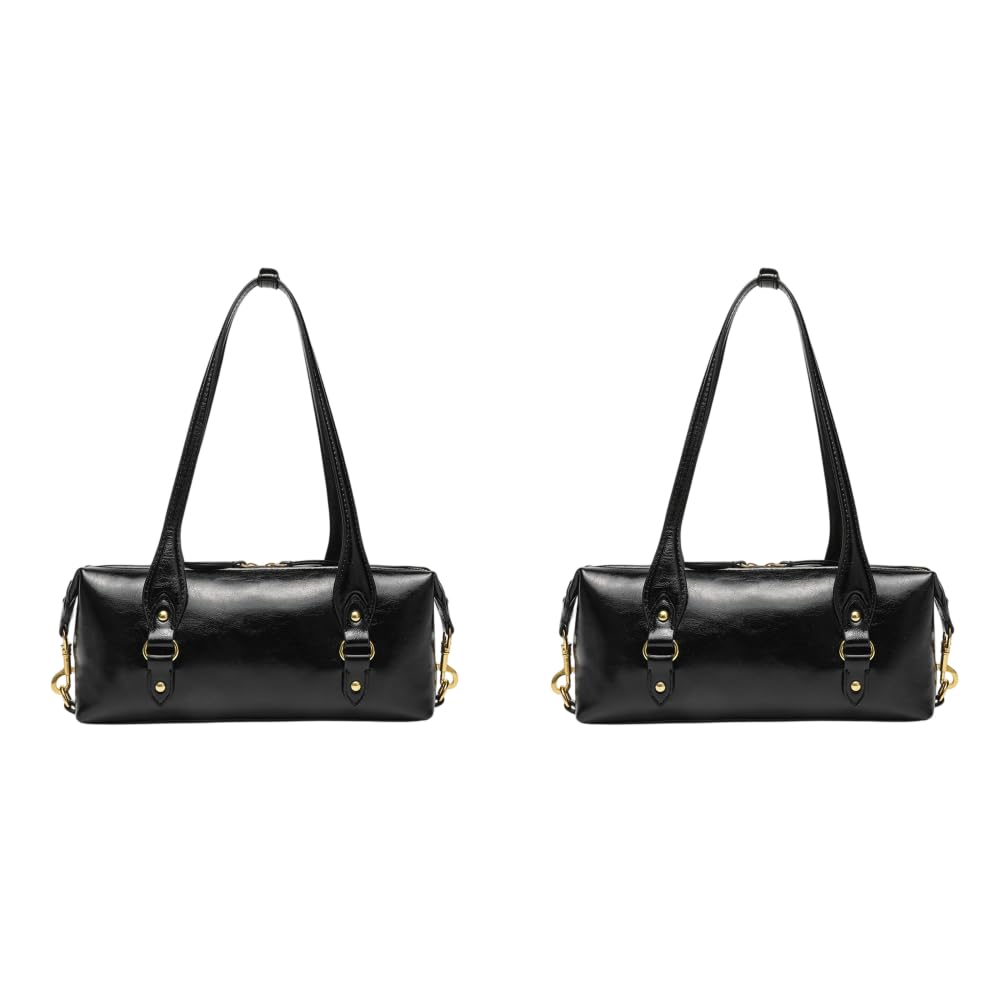 Bolso de mano de piel sintética de gran capacidad para mujer, con asa superior, con cremallera, adecuado para la oficina diaria y salidas