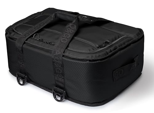 AO Coolers Stow 'N Go Carbon Soft Cooler, Low-Profile, Leakproof with High-Density Insulation, Holds Ice for 24 Hours, Black, 38-Can