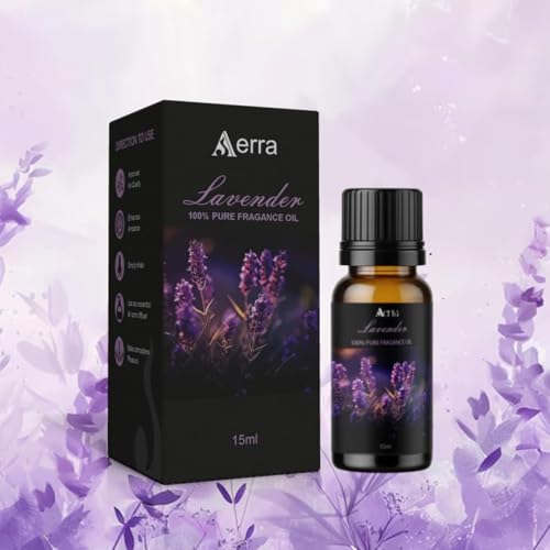 Image of Aerra Lavender Fragrance Oil 15ml | Long-Lasting | Soaps & Diffuser |
