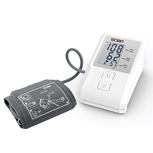 Scian Blutdruckmessgerät für den Oberarm mit verstellbarer Manschette, digitales, präzises...