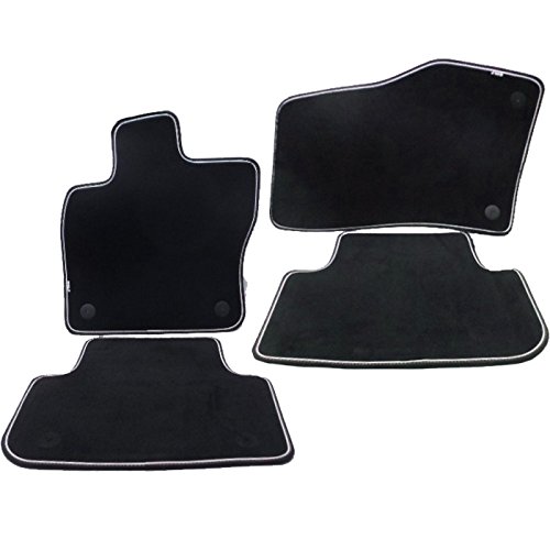 Preisvergleich Produktbild Volkswagen 517061270WGK Textilfußmatten Set Premium Vorne / Hinten