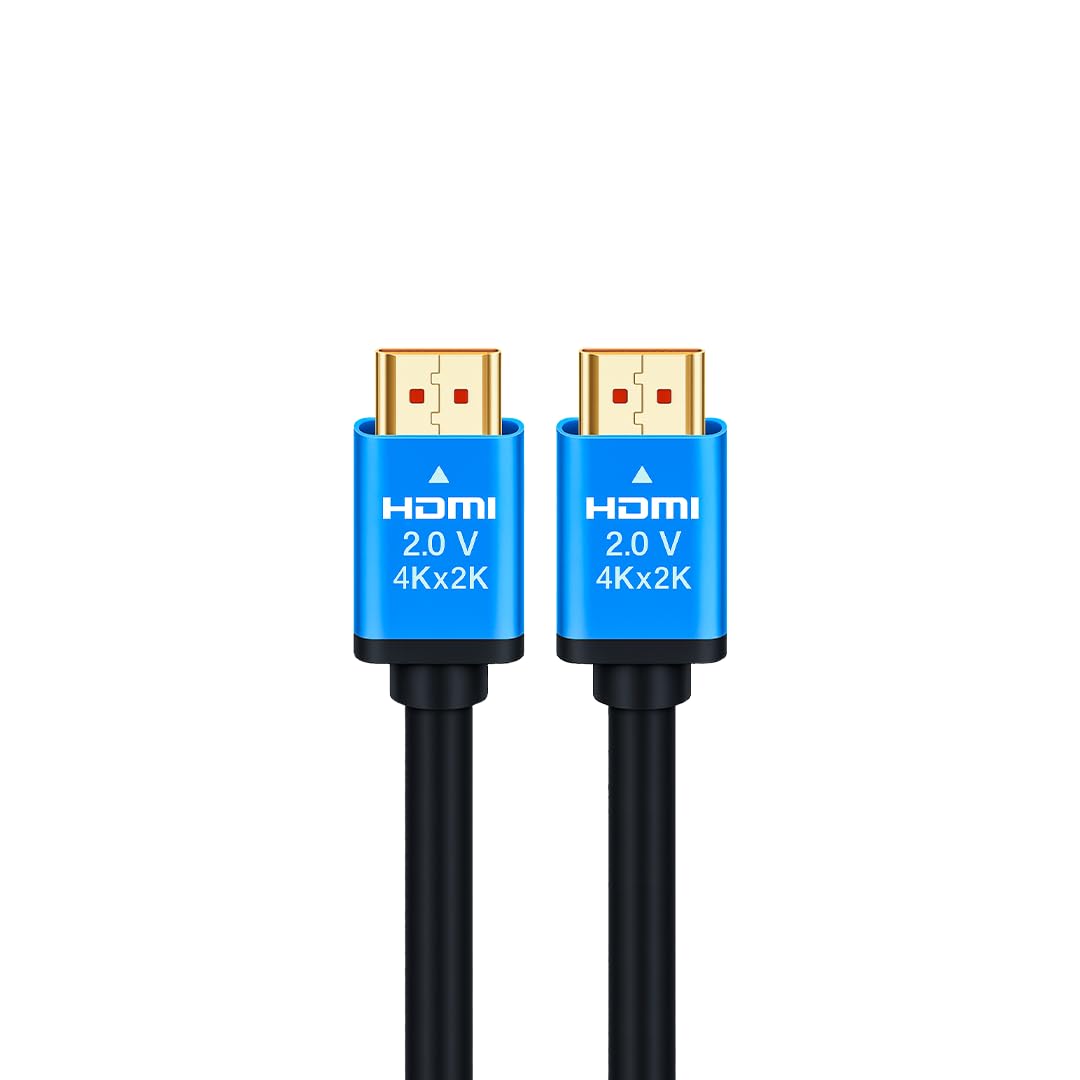 consistent 4k hdmi cable (25 meters) - high-speed gold-plated connector, durable braided cord, supports ultra hd, 3d, 2160p, 1080p & ethernet for tv, gaming consoles, pc & projector (ct-4khdmi-07)