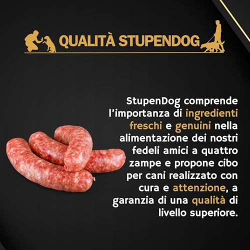 STUPENDOG Kroketten für Hunde Schweinefleisch 3 kg für erwachsene Hunde mittel/groß in der Pflege – Hundeleckerli – Hundefutter
