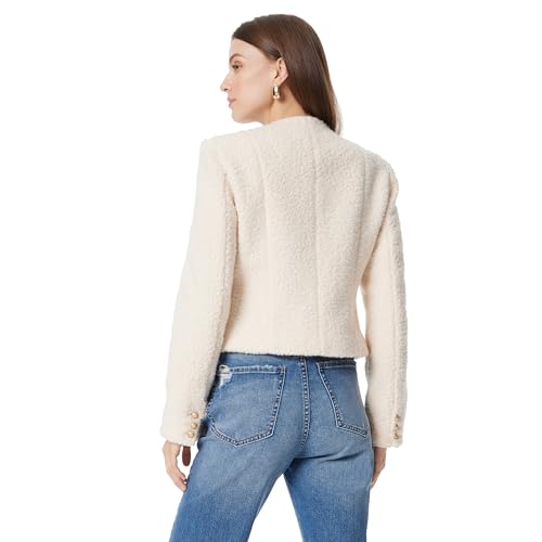 Sam Edelman Women's Fiona Double Breasted Collarless Blazer Standard4