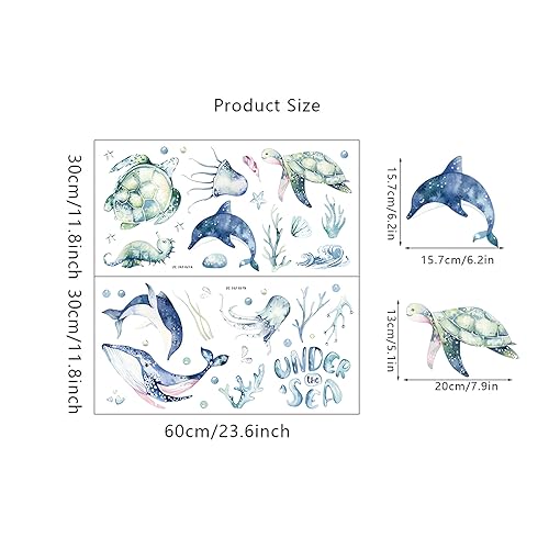 Vinilos Decorativos Animales Marinos sacinora 74.5x45 cm miniatura 5