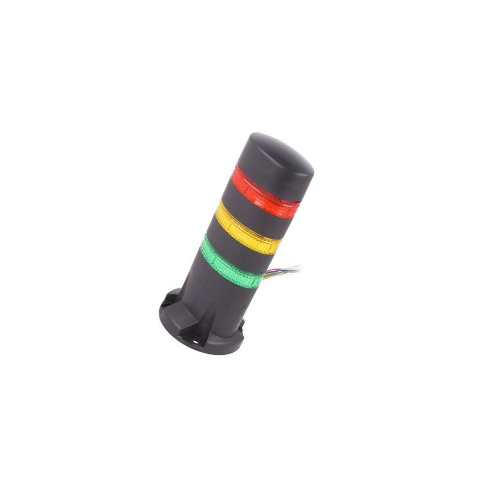 Colonne de signalisation LED tricolore IDEC LD6A-3DQB-RYG pour machine
