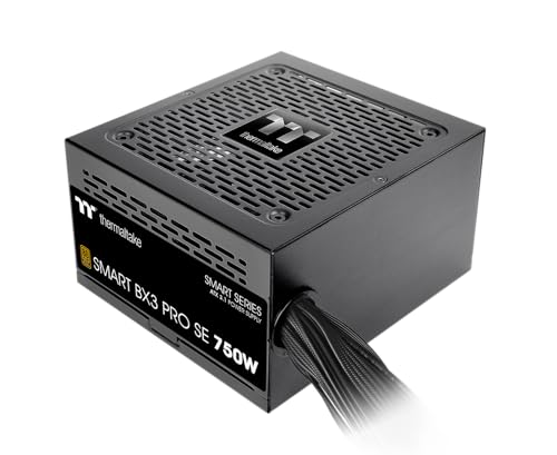 Thermaltake Smart BX3 Pro SE 750W | Alimentatore ATX 3.1 | 80 Plus Bronze 230V EU | Condensatore Giapponese 105°C | Cablaggio piatto nero | 5 anni di garanzia