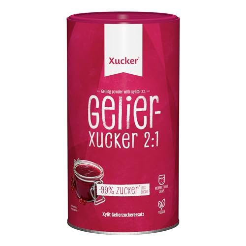 Xucker Gelling Xucker 2: 1 lavsukker gelerende sukkererstatning - Gelling sukker alternativ til sure frugter med xylitol birk sukker I Vegansk gelerende xucker fra Xucker til ...