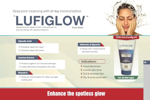 Image of Face Wash for Daily Facial Cleansing | Gentle Skin Cleanser with Aloe Vera and Vitamin E | Removes Dirt, Oil and Impurities | Refreshing Face Care for Men & Women | Daily Skin Care - 100ml