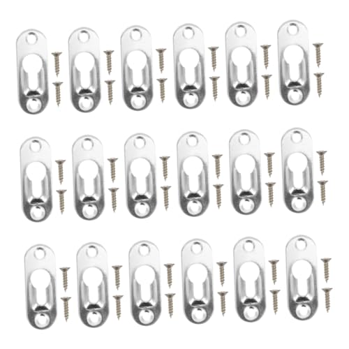 Image of Tofficu Picture Frame Hangers with Screws Durable Hooks for Hanging Art Paintings and Photos Walls Easy Installation Compatibility Versatile for Various Frame Types