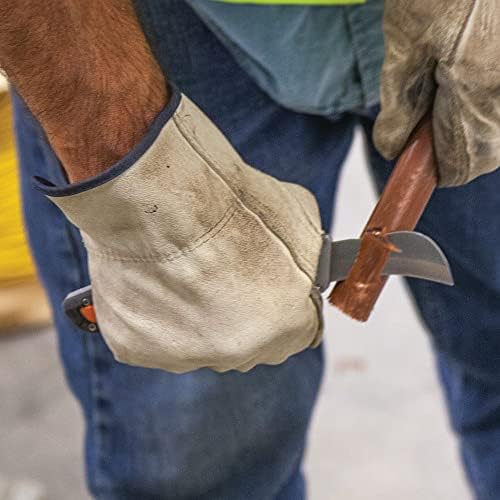 Klein Tools 44218 Utility Knife, Lockback Electricians Knife and Folding Knife with Hawkbill Blade for Cable Skinning, Replaceable Blade 6 41rzGSFsGCL. AC